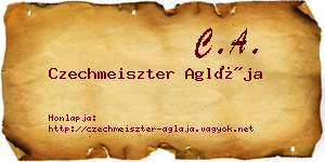 Czechmeiszter Aglája névjegykártya
